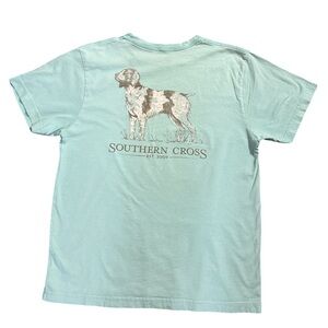 Kids Short Sleeve Tee - Aqua Youth Large